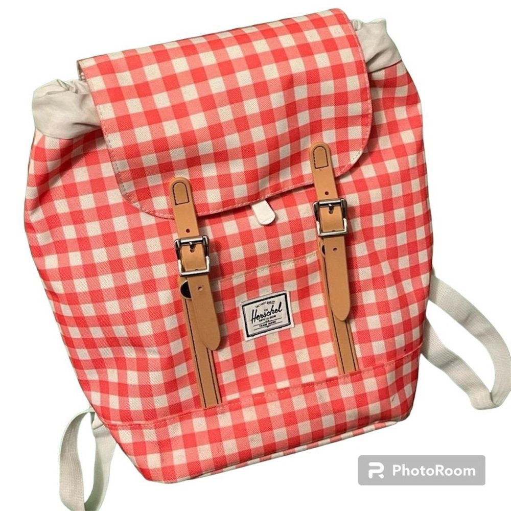 Red & White checkered book bag 💋
